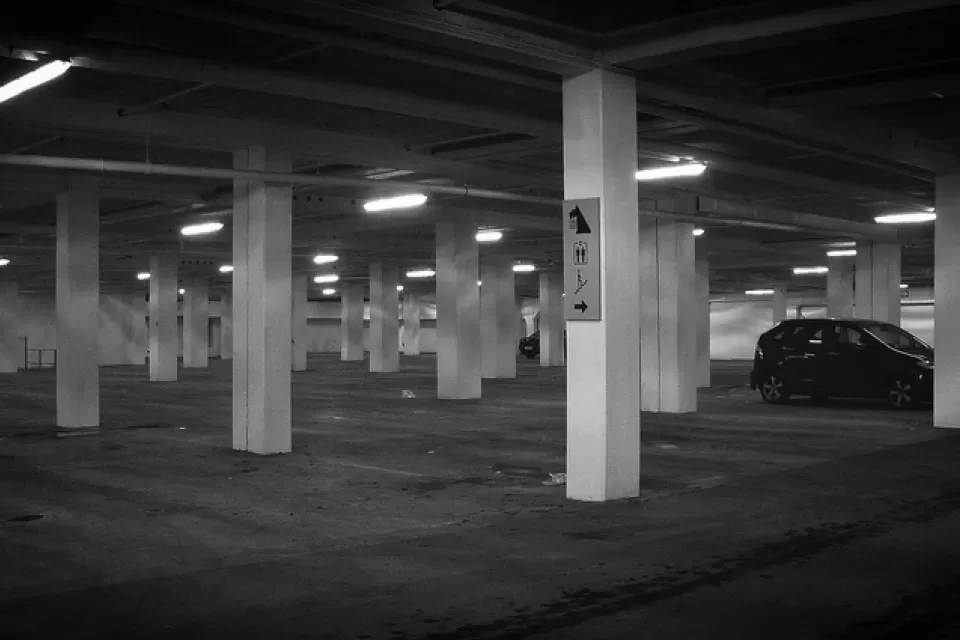Empty Parking Garage